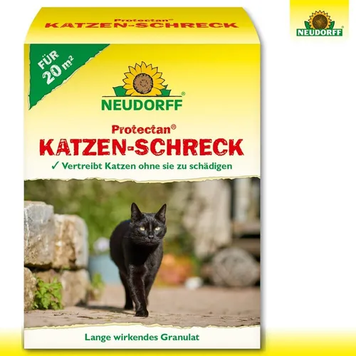 Protectan Katzen-Schreck 200 g - Abwehr- & Abschreckungsmittel, effektives Fernhaltemittel für Katzen, schädigt die Tiere nicht und hat eine Reichweite von 20 m².