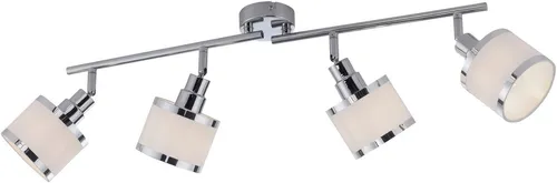 LED-Deckenleuchte Accor in Chromfarben - Moderne Deckenlampe mit max. 25 Watt, energieeffizient und ideal für stilvolle Wohnräume.