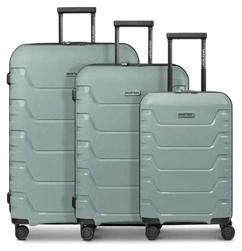 Smartbox Edition 01 4 Rollen Kofferset 3-teilig mit Dehnfalte