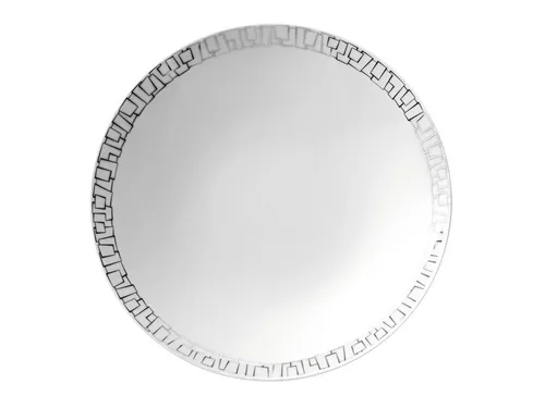 Rosenthal Suppenteller TAC Gropius Skin Platin 24 cm - Eleganter Suppenteller mit platinfarbenem Mosaik, spülmaschinengeeignet und ideal für stilvolle Tischdekorationen.