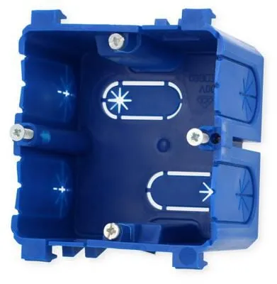 Kleinhuis KEDB80 Geräteeinbaudose 71x71x50 mm, PP, enzianblau