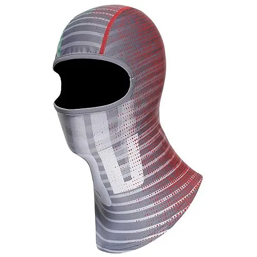 Dainese Sturmhaube UNI N - Grau Rot - Sturmhaube aus hochwertiger Polyestermischung, ideal für Herren und Unisex Erwachsene, bietet optimalen Schutz bei kaltem Wetter und ist leicht und atmungsaktiv.