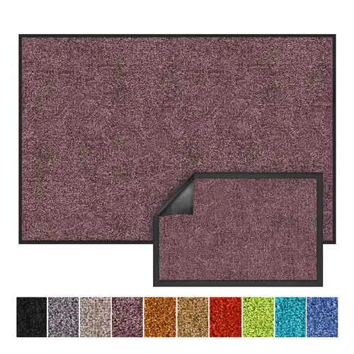 Floordirekt Schmutzfangmatte Rhine, 200 x 200cm, lila in lila von Floordirekt