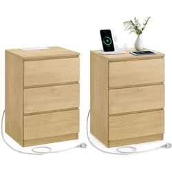 VASAGLE Nachttisch 2er Set von VASAGLE