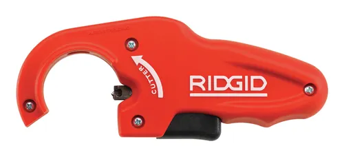 Ridgid Kunststoff-Rohrabschneider 50 mm - 40868 - Effizienter Rohrabschneider für Kunststoffrohre bis 50 mm, ideal für präzise Schnitte und problemloses Arbeiten auf der Baustelle.