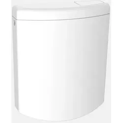 SANIT Spülkasten bonito (6-9L) tiefhängend mit Eckventil - Spülkasten für Toiletten mit einstellbarer Spülwassermenge von 6-9 Litern, geräuscharm und schwitzwasserisoliert, ideal für eine moderne Badezimmergestaltung.