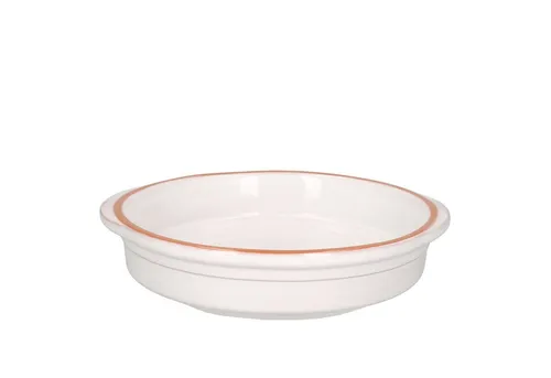 MamboCat Tapas-Schale Cazuela WEISS Ton-Schale Ille Ø 20cm Größe L Mittelalter Wikinger, Steingut