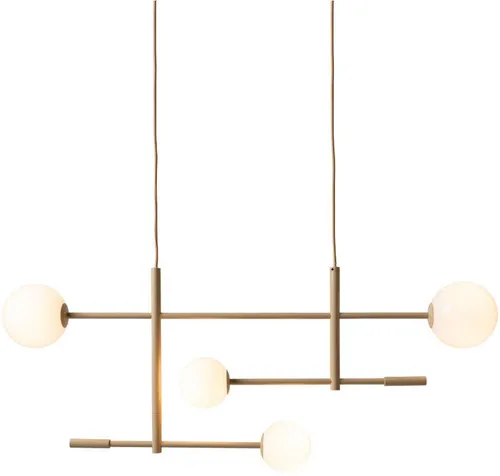 it's About RoMi Hängeleuchte COPENHAGEN, LED wechselbar - Elegante Hängeleuchte Copenhagen in Beige, mit wechselbarem LED für individuelle Lichtgestaltung und modernes Ambiente in jedem Raum.