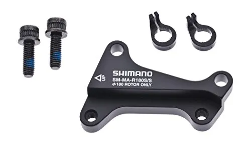 SHIMANO ISMMAR180SSA Bremshalterungen & Adapter, Schwarz, 180 mm