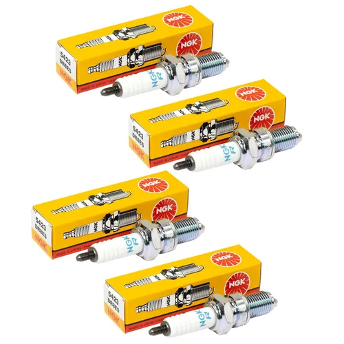 Zündkerze Set 4 Stück NGK DR8ES für Honda CB CBX CM Kawasaki EN GPX Suzuki GSX