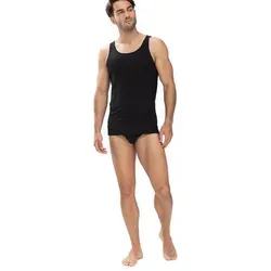 Mey Achselhemd DRY COTTON schwarz 6 (L) von mey