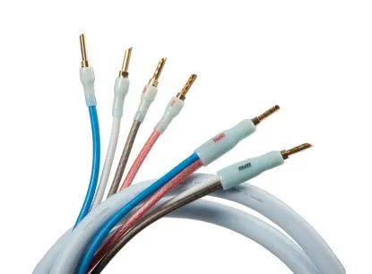 Supra Quadrax 4 X 2.0 Bi-Wire CombiCon Crimp Lautsprecherkabel, 2 X 3.0 Meter