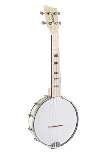 GEWA Banjo Ukulele Concert Manoa B-CO-M - Ukulele aus Ahorn mit 12 Spannschrauben für optimalen Klang, inklusive gepolstertem Gig-Bag – ideal für Musiker, die Mobilität schätzen.