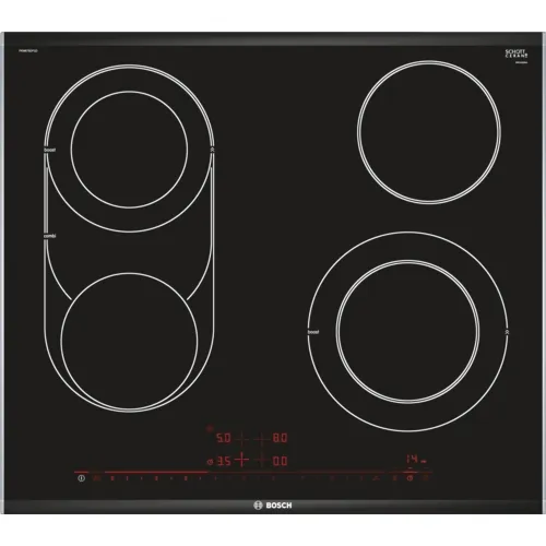 Bosch PKM675DP1D - HighSpeed-Glaskeramik Kochfeld, mit PowerBoost-Funktion und komfortabler TopControl-Digitalanzeige