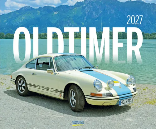 Verlag Korsch Oldtimer 2027 Kalender - Großer Wandkalender mit beeindruckenden Oldtimermotiven. Ideal für Autoliebhaber, bietet 14 Seiten voller klassischer Fahrzeuge. Spiralbindung für einfaches Umblättern.