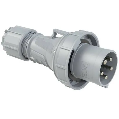 PC Electric Power Twist 035-1 CEE Stecker 63A 5polig - Robuster CEE-Stecker 63A 5p, IP67 wasserdicht, ideal für industrielle Anwendungen und hohe Stromanforderungen.