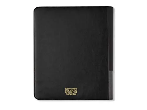 Dragon Shield Card Codex Zipster Binder - Black - TCG Ordner, stilvoller und praktischer Schutz für deine Karten mit Reißverschluss und Fächer für schnellen Zugriff.