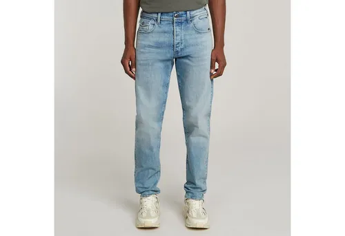 G-STAR Herren Morry FWD Regular Tapered Jeans, Blau - Stylische 5-Pocket-Jeans mit Knopfverschluss, bietet optimalen Tragekomfort und einen originellen Look für jeden Anlass.