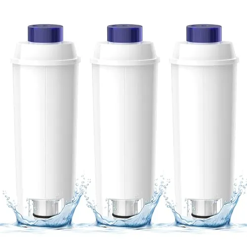 Oleic Wasserfilter Kompatibel mit Delonghi, Ersatz für Delonghi magnifica s Wasserfilter Kaffeevollautomat DLSC002, Dinamica und die Serien ECAM/ETAM/ESAM/BCO(3 Stück)