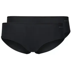 Skiny Panty Micro Advantage (2er Pack) bequem, weich, elastisch, schmaler Bund, mit Unsichtbar-Effekt schwarz 36