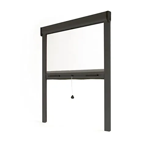 Produktbild Avosdim Insektenschutzrollo für Fenster 100 x 160 cm – Anthrazitgrau RAL 7016