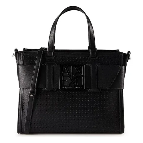 Armani Exchange Susy Shopper Tasche 32 cm - Schwarz - Stylische Armani Exchange Susy Shopper Tasche in Schwarz, ideal für den täglichen Gebrauch mit viel Platz für Ihre Essentials.