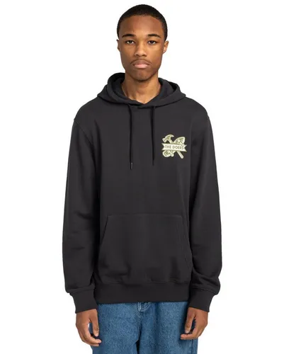 Element Timber Supply Kapuzenpulli für Männer - Schwarz, M - Sweatshirts aus 70 % Baumwolle und 30 % recycelter Baumwolle, nachhaltig und bequem im Regular Fit mit Kapuzenkragen.