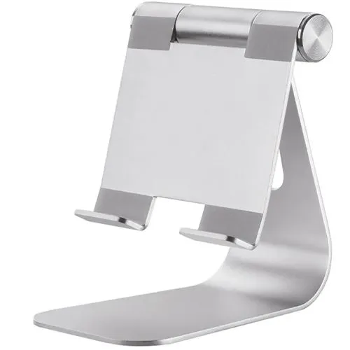 Neomounts DS15-050SL1 Tablet Ständer - weiteres Zubehör, flexibler Tablet Ständer mit höhenverstellbarem Design für optimalen Komfort und Sichtbarkeit