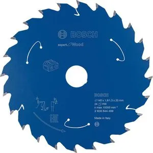 Bosch Accessories 2608644499 Kreissägeblatt 140 x 20mm - Kreissägeblatt für Holz mit MicroteQ Carbide-Zähnen, optimal für müheloses und präzises Sägen. Ideal für Akku-Tauch- und Handkreissägen.