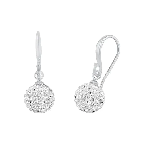 Amor Ohrhänger Edelstahl und 925 Sterling Silber - Elegante Damen Ohrhänger aus 925 Sterling Silber mit funkelnden Zirkonia, ideal als stilvolles Geschenk für besondere Anlässe in einer schönen Schmuck Geschenk Box.