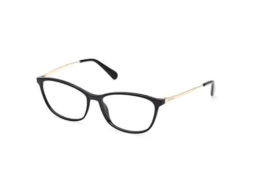 Produktbild MAX&Co. Brille mit Sehstärke für Damen optional mit Sonnenbrillentönung oder Blaulichtfilter, Quadratisch, gefertigt aus Kunststoff, Modell: MO5083 (inklusive Brillenetui)