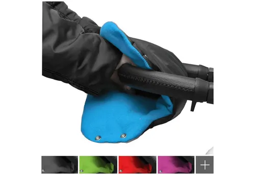 Baby-Joy Kinderwagen-Handwärmer Baby-Joy Muff Handwärmer Handschutz Kinderwagenhandschuh Schlitten Han, kuschelweich, außen wind- und wasserabweisend