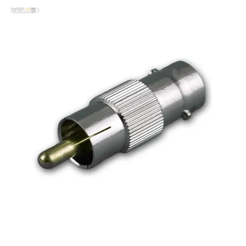 BNC-Adapter, BNC Stecker auf Cinch-Stecker / Chinch Stecker, Adapterstecker Koax