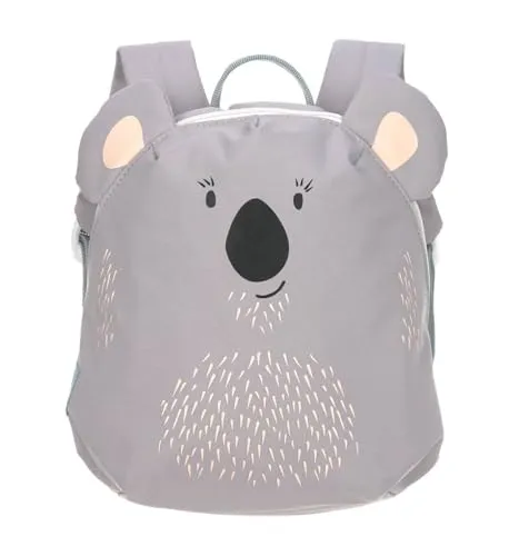 LÄSSIG Kleiner Kinderrucksack für Kita Kindertasche Krippenrucksack mit Brustgurt, 20 x 9.5 x 24 cm, 3,5 L/Tiny Backpack Koala