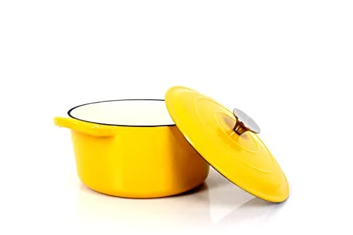 Produktbild Echtwerk Gusseisen Schmortopf – 3,5 L, Gelb