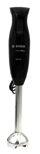 Bosch Stabmixer CleverMixx 600W Schwarz anthrazit MSM2610B - Stabmixer, leistungsstarker 600W Motor für müheloses Mixen und Pürieren, ideal für die Zubereitung von Suppen und Smoothies.