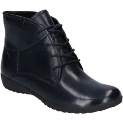 Josef Seibel Naly 09 - Ocean Glattleder Größe: 45 Normal - Wanderschuhe für Damen: Bequeme Stiefelette aus hochwertigem Nappa-Leder mit warmem Innenfutter, ideal für kalte Tage und Freizeitaktivitäten.