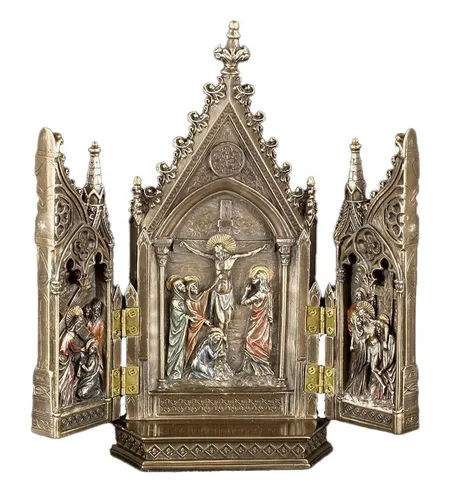 Figuren Shop GmbH Dekoobjekt Kalvarienberg Flügelaltar - Veronese - Dekoration