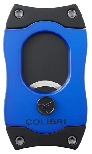 Colibri S-Cut II blau schwarz Zigarren Cutter Zigarrenabschneider 26mm Schnitt