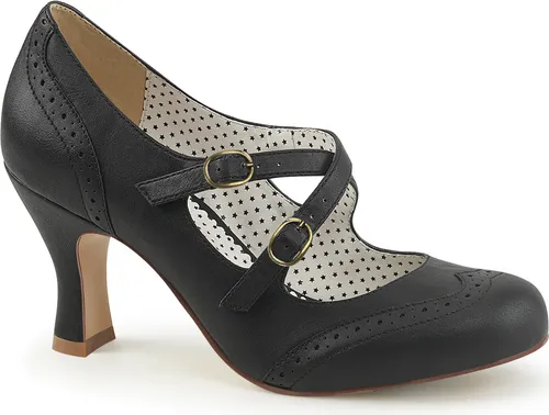 FLAPPER-35 Damen Pumps von Pin Up Couture, Schwarz , EU 42, US 12