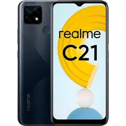 Realme C21 4GB/64GB Schwarz (Cross Black) Dual-SIM
