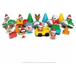 Elf Adventskalender - Gesellschaftsspiel mit 24 Überraschungen, perfekt für die Vorweihnachtszeit und um die Vorfreude auf Weihnachten zu steigern.