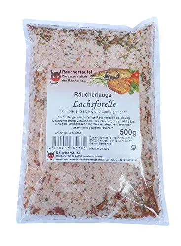 Räucherteufel Räucherlauge Lachsforelle 500g, Räucherlake