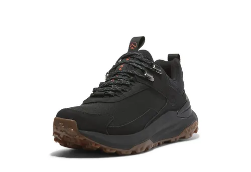 Timberland Mens Low Lace UP Waterproof Sneaker - Schwarz - Wanderschuhe mit wasserdichter TimberDry-Membran und nachhaltigem Obermaterial aus 50% recyceltem PET, ideal für Alltag und Freizeit.