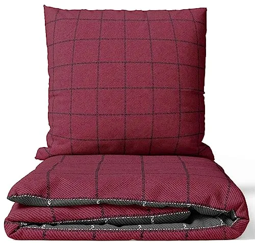 Leonado Vicenti Bettwäsche 100% Baumwolle Kariert Bettwäsche Wendebettwäsche Renforce Deckenbezug Kissenbezug Set modern 135x200 / 155x200 / 155x220 / 200x200 / 200x220 / 240x220