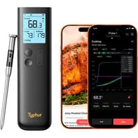 Sync Gold Lite Thermometer schwarz mit 1 Sonde