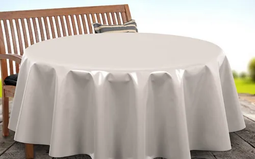 Beautex Wachstuchtischdecke Uni - Abwischbar und Vielseitig - Tischdecken aus langlebigem Wachstuch, pflegeleicht und abwischbar. Ideal für Esstische drinnen und draußen, schützt vor Kratzern und Stößen.