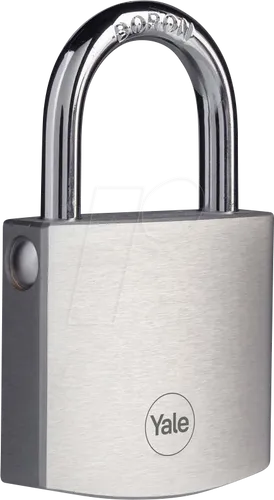 Yale 50mm Messing Schloss – Hochsicheres Vorhängeschloss von Yale
