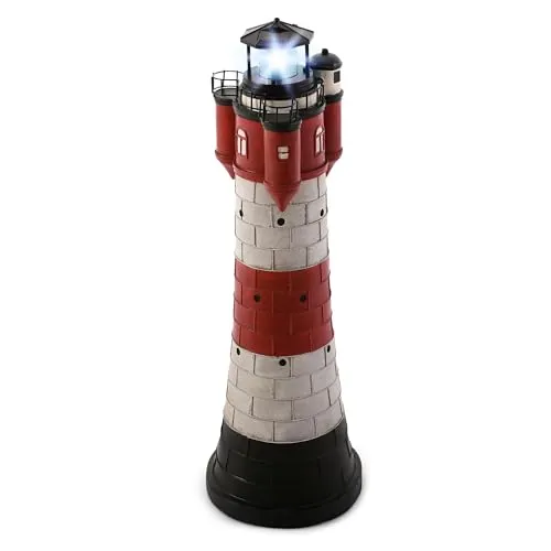 Raburg Solar Leuchtturm Roter Sand 80 cm