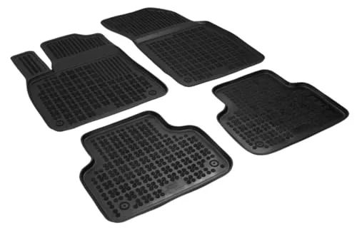 AZUGA Hohe Gummi Fußmatten passend für Audi Q7 ab 6/2015 (4M)/Audi Q8 ab 2018 AZ10300281 Automatten